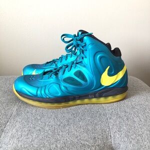 Nike Hyper Posite Maxair teal aqua blue yellow 12